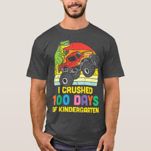 Camiseta Niños Aplastados 100 Días Niños Trex Monster Tr