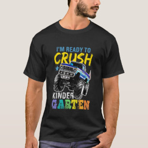 Camiseta Niños aplastan Camión Monstruo De Guardería De Reg