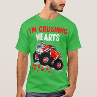Camiseta Niños aplastan corazones camioneros monstruosos ni