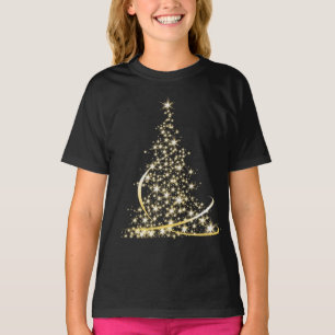 Camiseta Niños Árbol de Navidad Espumoso fiesta festiva