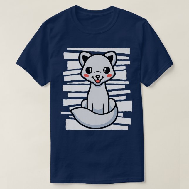 Camiseta Niños Ártico Blanco para Premium (Diseño del anverso)