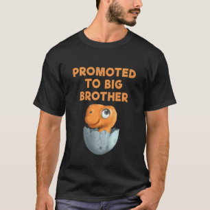 Camiseta Niños Ascendidos a Hermano Mayor Niños Lindos Dino
