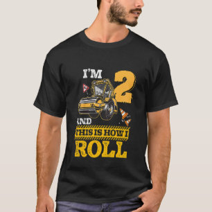 Camiseta Niños Así Es Como Monto El Roller De Asfalto De 2 
