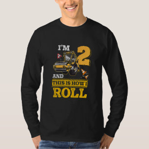 Camiseta Niños Así Es Como Monto El Roller De Asfalto De 2