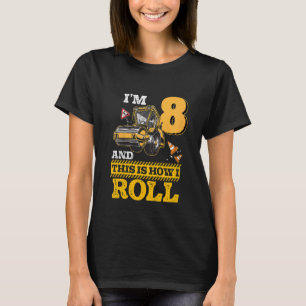 Camiseta Niños Así Es Como Monto El Roller De Asfalto De 8 