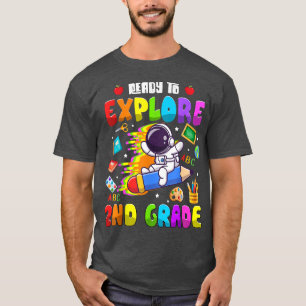 Camiseta Niños astronautas Chicas listos para explorar la 2