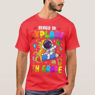 Camiseta Niños astronautas Chicas listos para explorar la 5