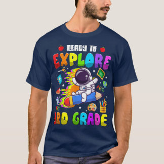 Camiseta Niños astronautas Chicas listos para explorar la t