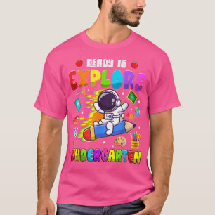 Camiseta Niños astronautas cortos Chicas listos para abando