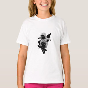 Camiseta Niños Astronautas Patinadores Rayo