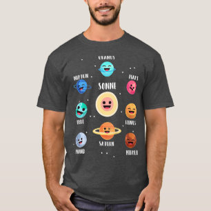 Camiseta Niños Astronautas Planetas espaciales Galaxy Espac