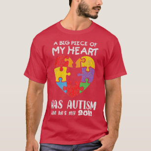 Camiseta Niños autistas Conciencia de autismo papá mamá reg