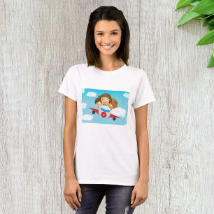 Camiseta Niños Avión de Cartulina Diversión Aviación