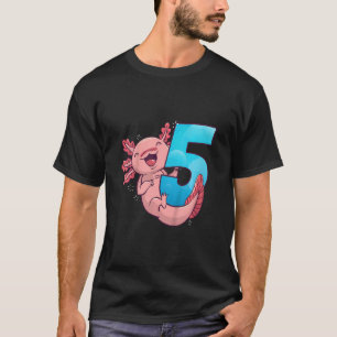 Camiseta Niños Axolotl 5º cumpleaños Ich bin 5 Niños