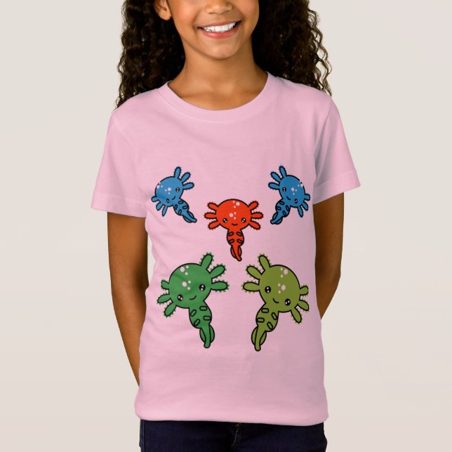Camiseta niños Axototl Salamander (Anverso)