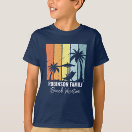 Camiseta Niños azules de la marina de vacaciones de Guay Re