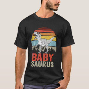 Camiseta Niños Babysaurus Rex Dinosaur Baby Saurus Family D