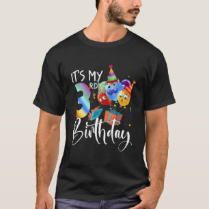 Camiseta Niños Balón Tercer cumpleaños Tengo 3 años Gir