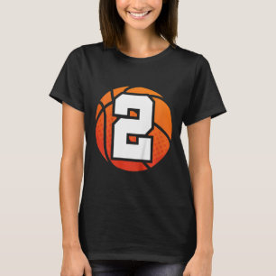 Camiseta Niños Baloncesto Cumpleaños número 2 para Ol de do