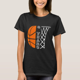 Camiseta Niños Baloncesto Cumpleaños Para Niños Regalo De 8