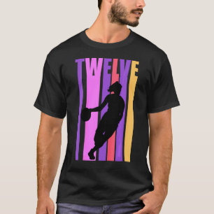 Camiseta Niños Basketball 12th Birthday Chicas Retro 12