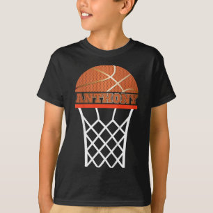 Camiseta Niños Basketball Anthony Nombre Personalizado Rega