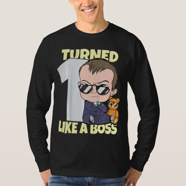 Camiseta Niños bebé Chica de primer cumpleaños 1 año como u (Anverso)