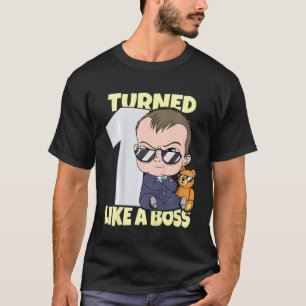 Camiseta Niños bebé Chica de primer cumpleaños 1 año como u