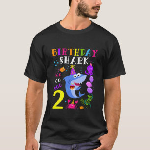 Camiseta Niños Bebé Cute Tiburón Segundo Nacimiento Niño Ch