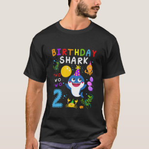 Camiseta Niños Bebé Cute Tiburón Segundo Nacimiento Niño Ch