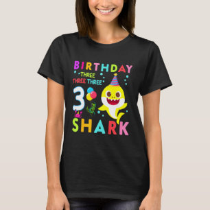 Camiseta Niños bebé tacita tiburón segundo Chica de cumplea