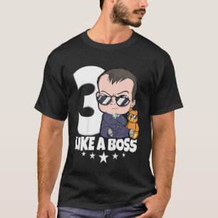 Camiseta Niños bebé tercer niño Chica de cumpleaños 3 años