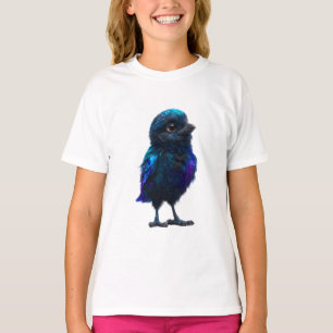 Camiseta Niños Bebés Azul Celeste Cósmico Galáctico