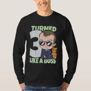 Camiseta Niños Bebés Tercer Chica De Cumpleaños 3 Años Como