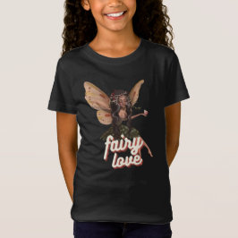 Camiseta Niños Black Fairy Love T-Shirt