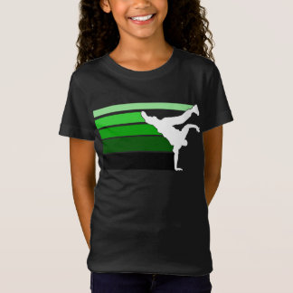 Camiseta Niños blancos del grn de la pendiente de BBOY