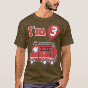 Camiseta Niños bomberos bomberos tengo 3 3 3