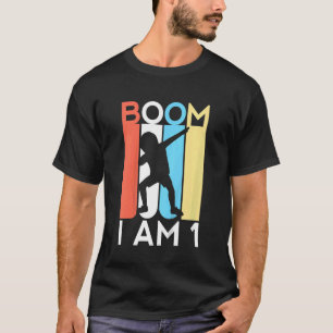 Camiseta Niños Boom Cumpleaños 1 Año de Edad 1er Partido Da
