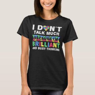 Camiseta Niños brillantes y ocupados pensando - Conciencia 