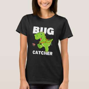 Camiseta Niños Bug Catcher Dinosaurios Insectos Hunter Dino