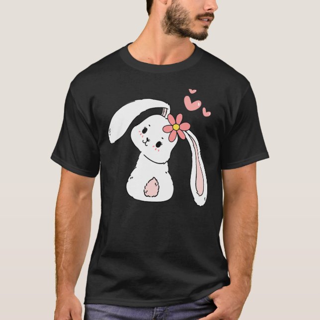 Camiseta Niños Bunny Easter Outfit Easter Basket Egg Hung (Anverso)