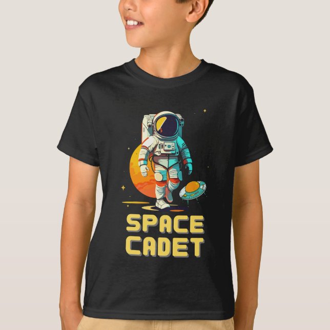 Camiseta Niños cadetes espaciales (Anverso)
