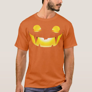 Camiseta Niños Calabaza Cara Divertida Feliz Vintage Jack o