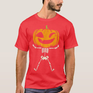 Camiseta Niños Calabaza Skeleton Cute Spooky Niños Hal