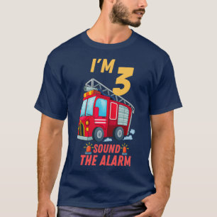 Camiseta Niños Camiones Bomberos Bomberos Tercer Niño Todd