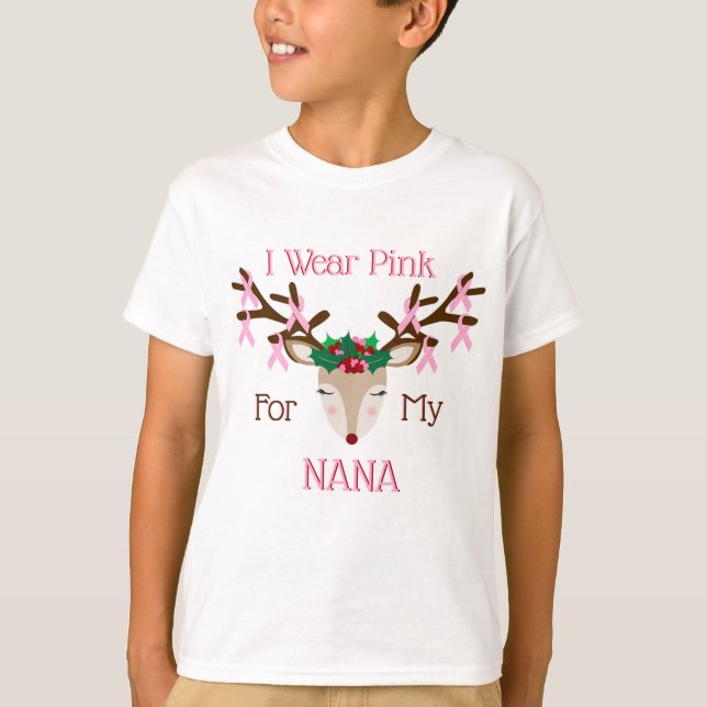 Camiseta Niños Camisas de Navidades de Concienciación sobre (Anverso)