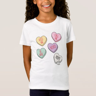 Camiseta Niños Camisas del Corazón de San Valentín