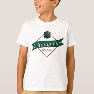 Camiseta Niños Campeones Personalizados Gráficos de Diamant