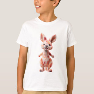 Camiseta Niños canguro peludos con manchas naranjas