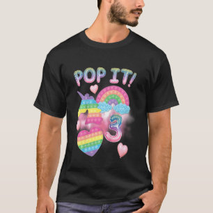 Camiseta Niños cantan con Chicas de tercer cumpleaños de Un